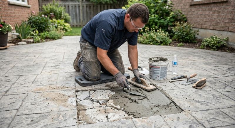 Decorative Concrete Repair in Carmel, IN