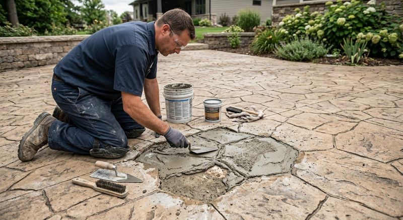 Decorative Concrete Repair in Lakeland, FL